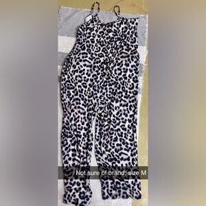 Leopard Print Women's romper